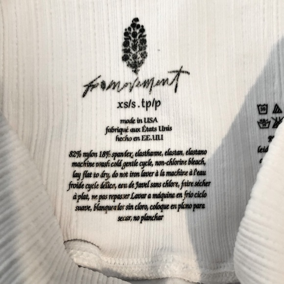 Free People Good Karma Tennis Shorts In White. NWOT! Sz XS/S - Picture 6 of 6